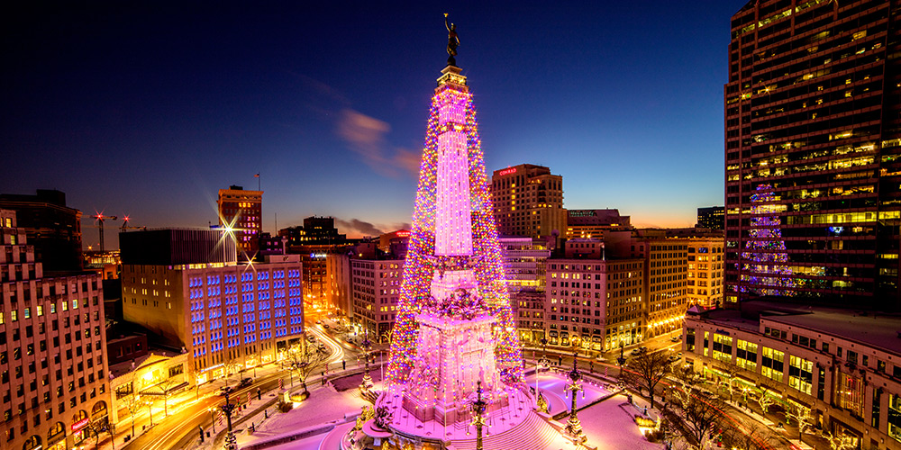 Circle of Lights Tree Lighting Indiana War Memorials Foundation